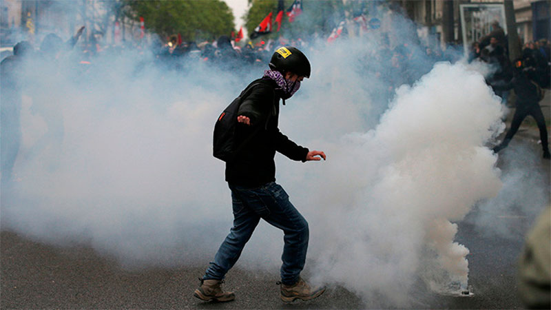 Francia: 143 detenidos y nueve heridos en manifestaciones (FOTOS Y VIDEO)