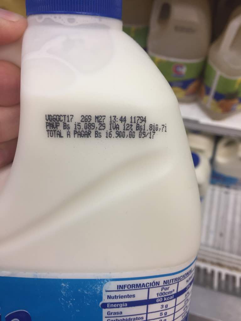 Mira el precio SUSTO de las bebidas lácteas
