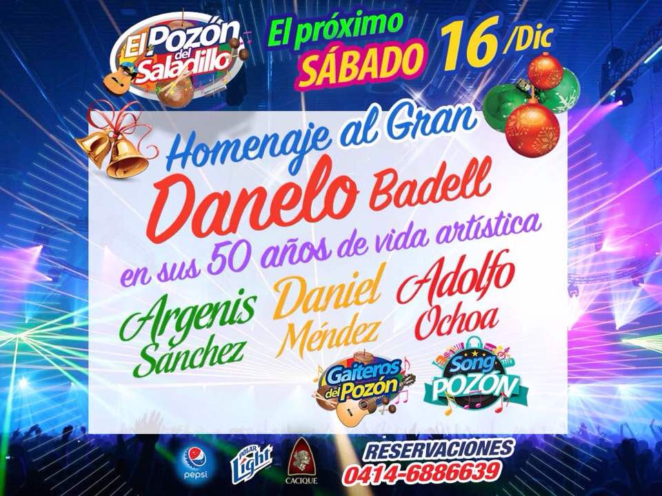 ¡ENHORABUENA! Homenaje hoy a Danelo Badell en El Pozón