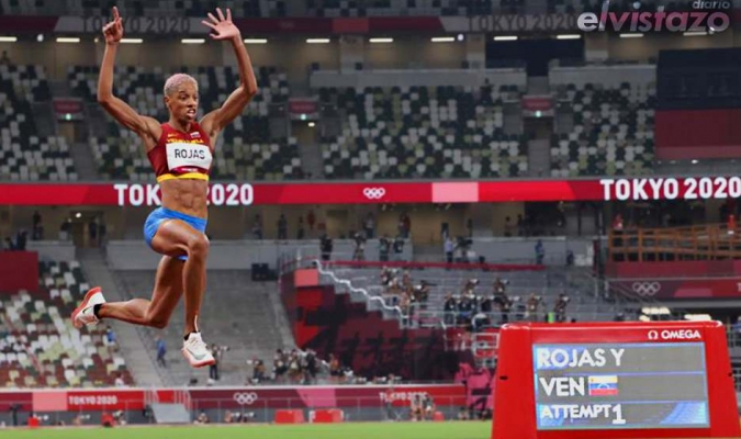 Con un solo salto Yulimar Rojas pasa a la final del Mundial de Atletismo