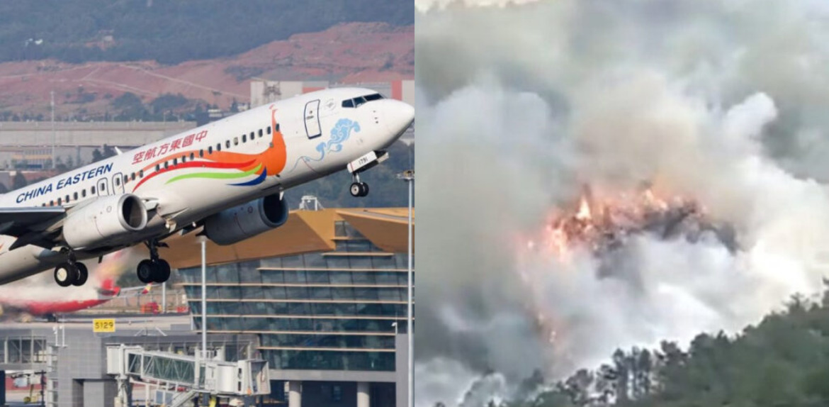 «132 Muertos» en accidente aéreo en China.