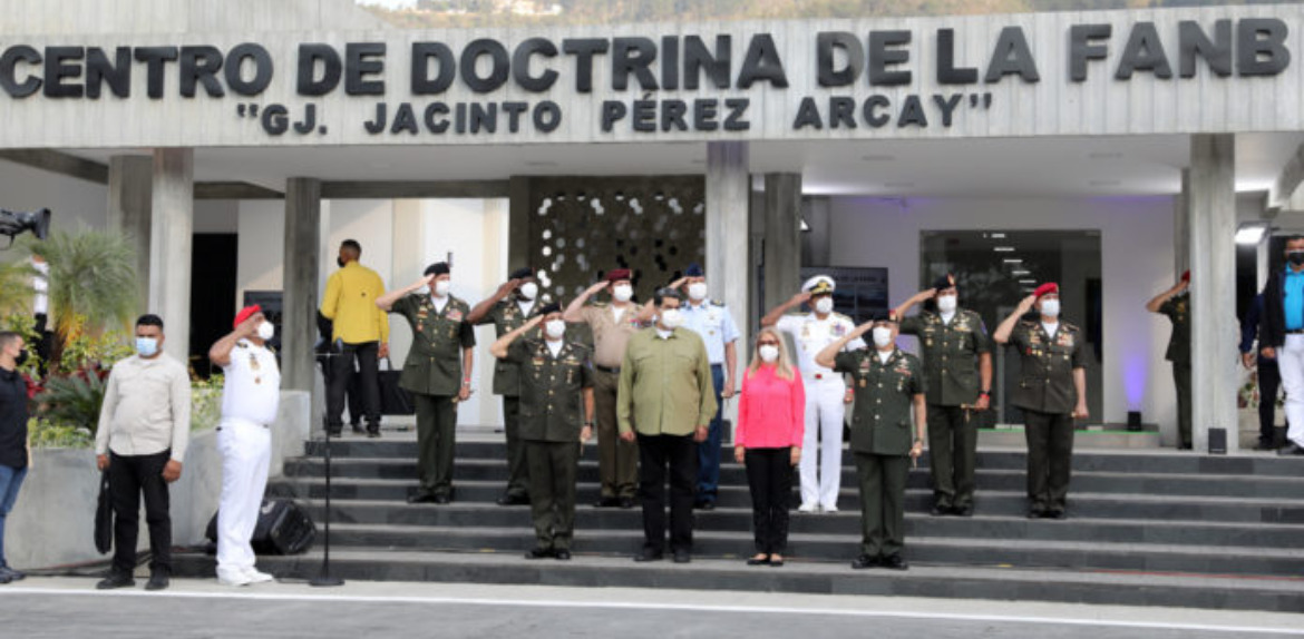 Maduro Inauguro  Centro de Doctrina de la Fuerza Armada Nacional Bolivariana, Jacinto Pérez Arcay.