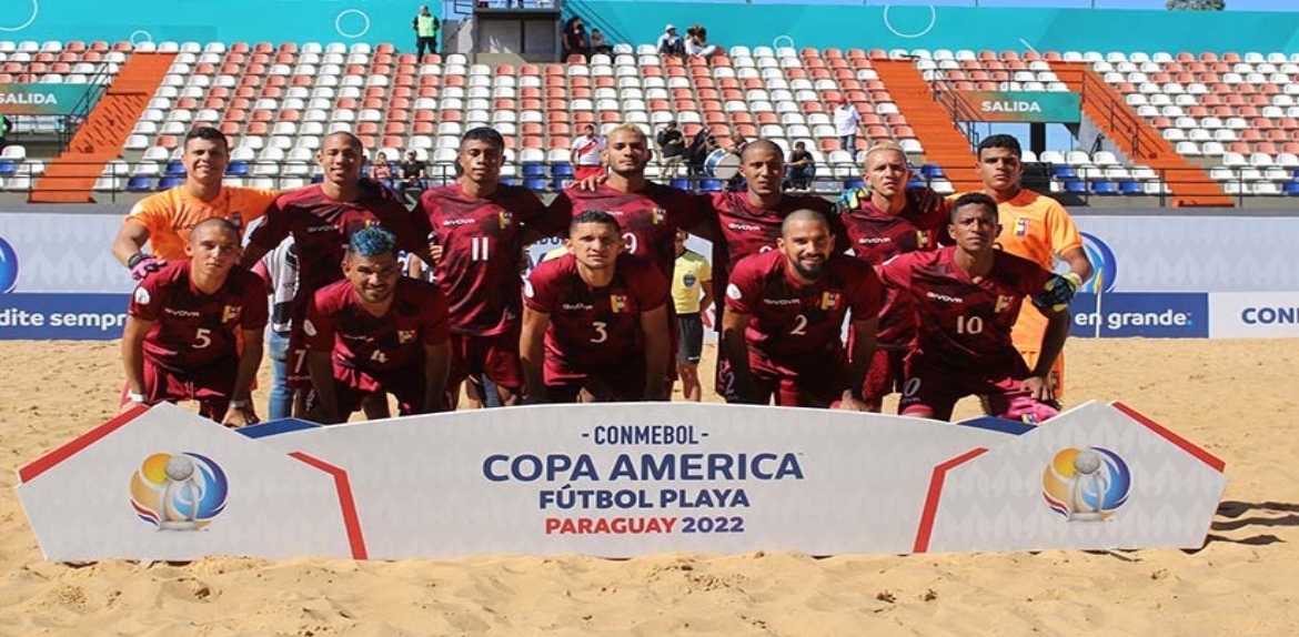 Venezuela fue eliminada en semifinales de la Copa América de Futbol Playa