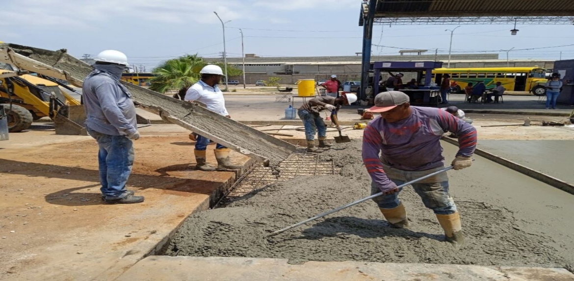 Culminan primera fase de reparación de vías de acceso en el Terminal de Pasajeros de Maracaibo