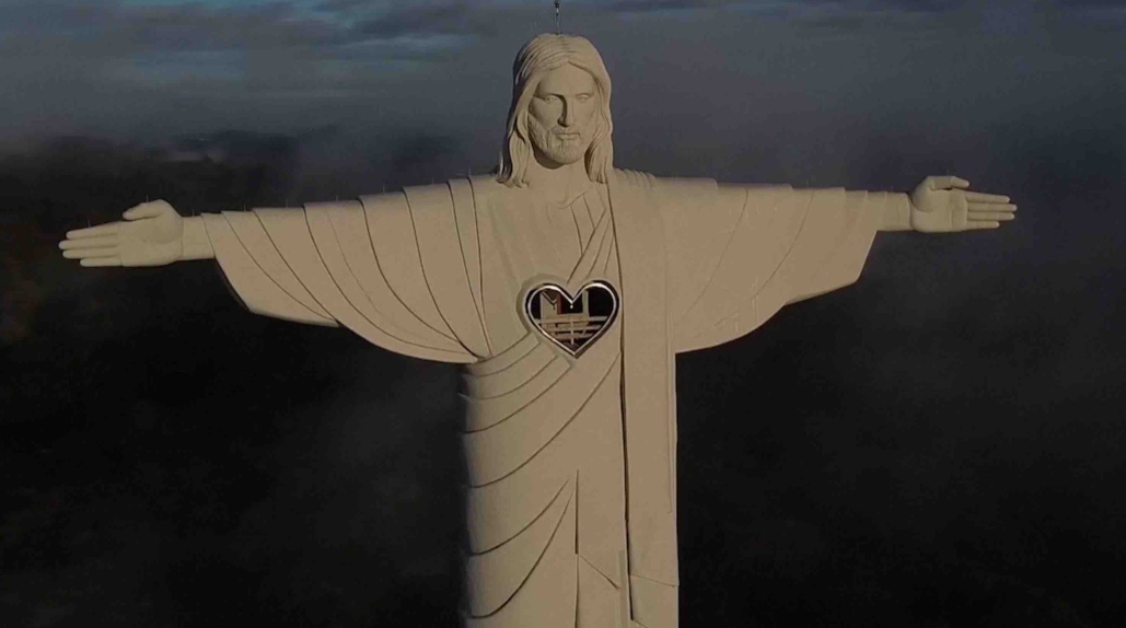 El más alto Cristo del mundo es erguido en Brasil y espera ser inaugurado en 2023
