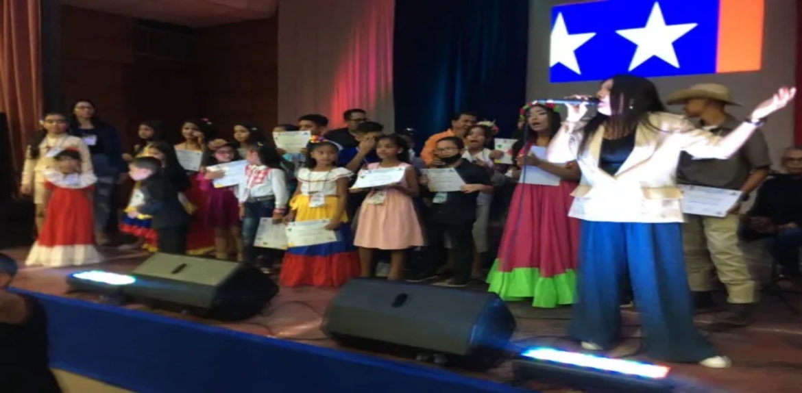 Con éxito se realizó el Primer Festival de la voz infantil «Pedro Arteaga»