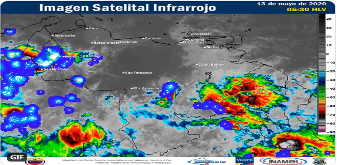 Prevén lluvias con descargas eléctricas este viernes en Zulia