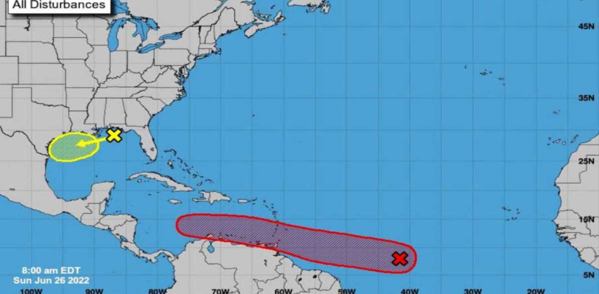Onda Tropical en las costas venezolanas tiene 90% de probabilidad de convertirse en ciclón