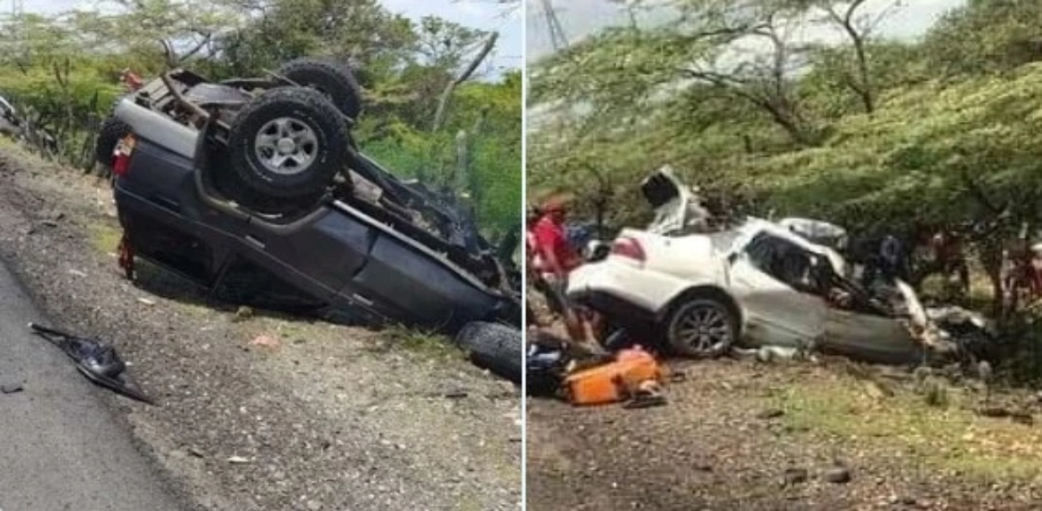 Trágico accidente en la vía Riohacha-Maicao dejó cuatro venezolanos muertos