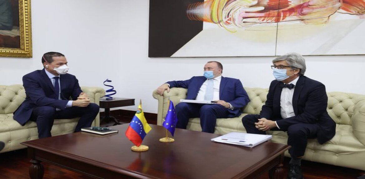 Representantes de  la Unión Europea y del Gobierno de Nicolás Maduro, Evalúan planes de Cooperación