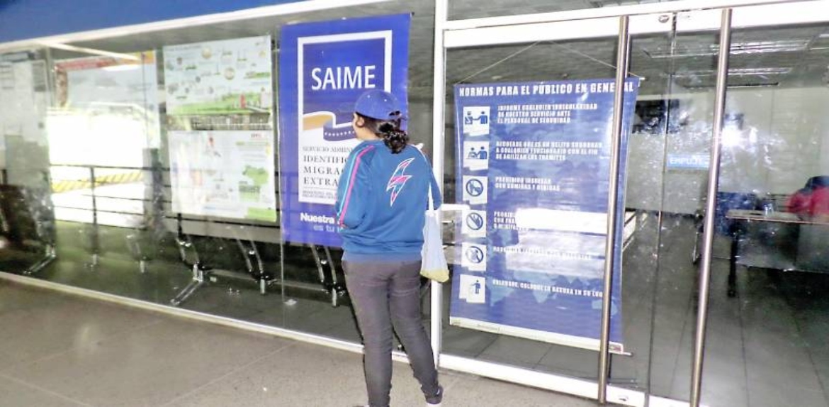 SAIME activó plataforma que permitirá reanudar sus servicios