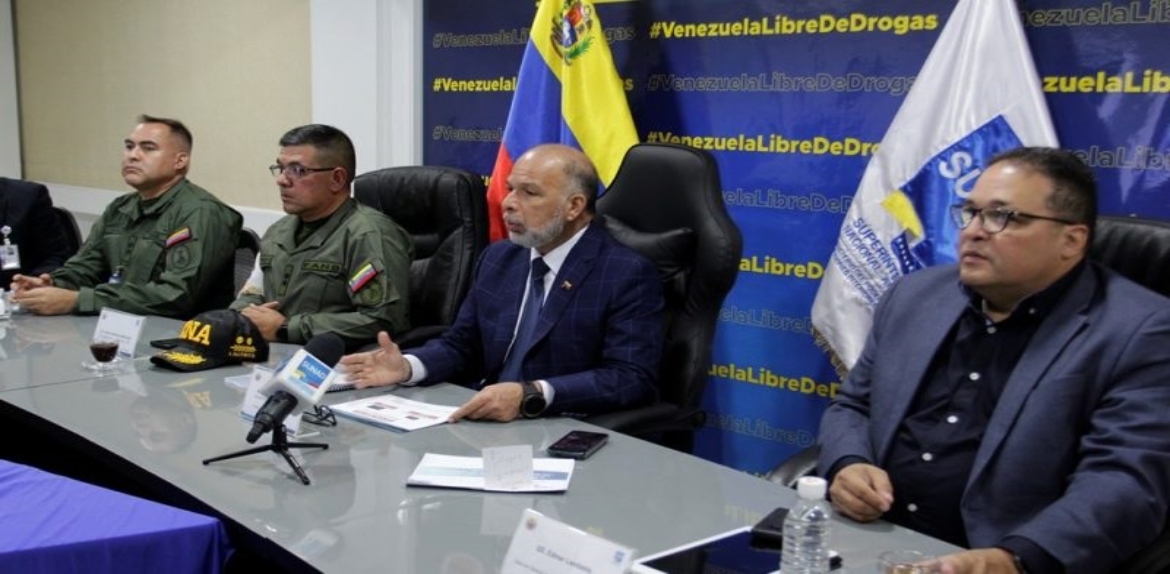 Sunad: Venezuela ha incautado más de 22 mil kilos de drogas en el año
