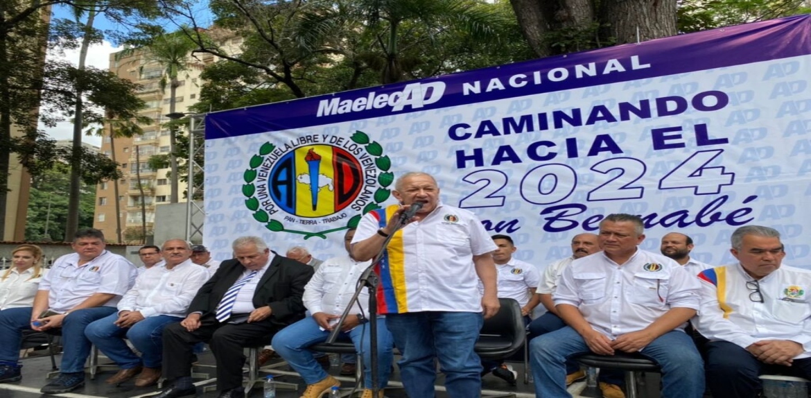 Bernabé Gutiérrez afirma que será el candidato presidencial de AD para 2024