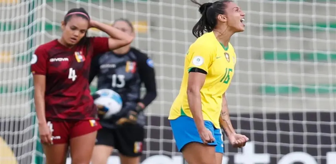 Brasil golea 4-0 a Venezuela y se mete en semis de la Copa América femenina