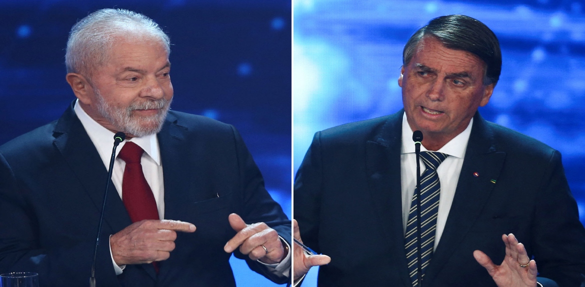 Lula y Bolsonaro se sacaron chispas en el primer debate presidencial en Brasil