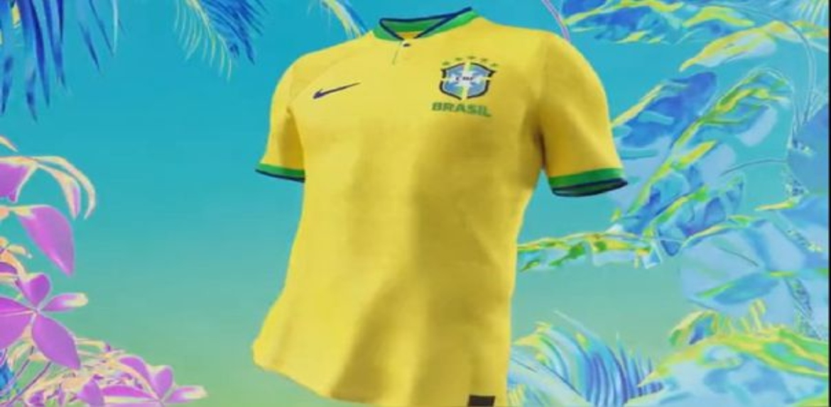 Brasil presentó la camiseta que usará en el Mundial de Qatar con figuras del presente y del pasado