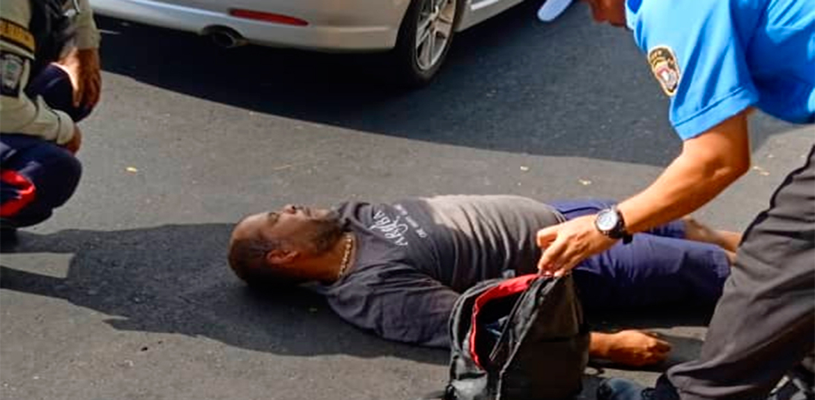 Ciclista es arrollado en la avenida Fuerzas Armadas de Maracaibo
