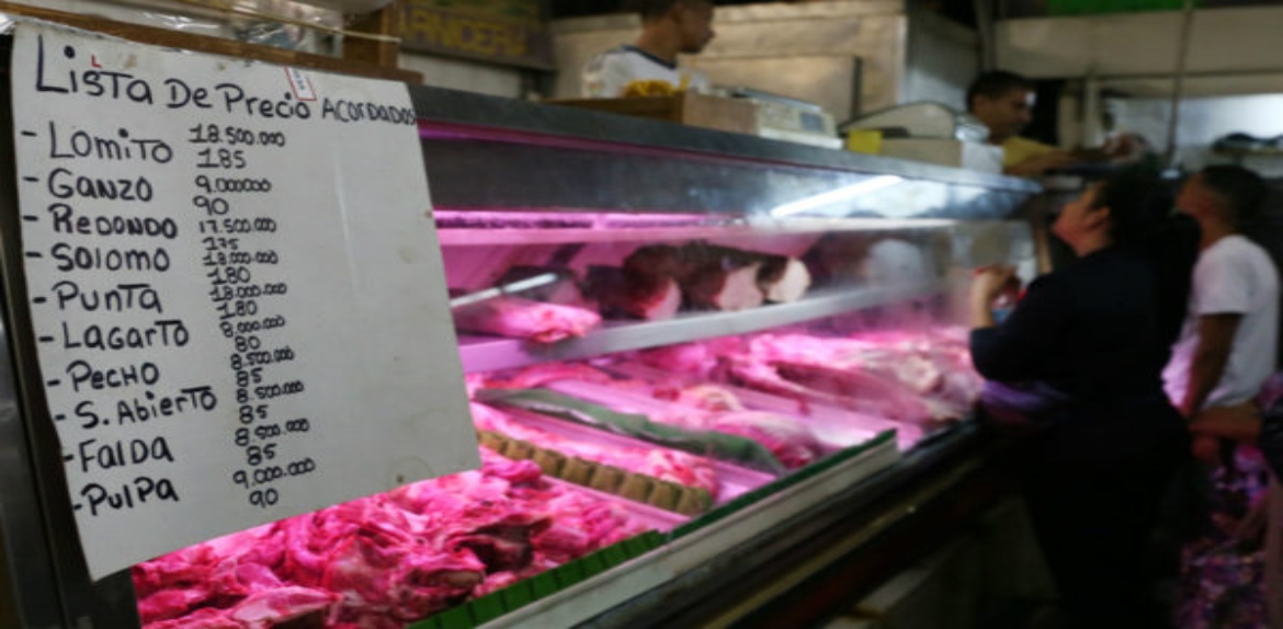 Cedice: En un año el kilo de carne aumentó 108,54%