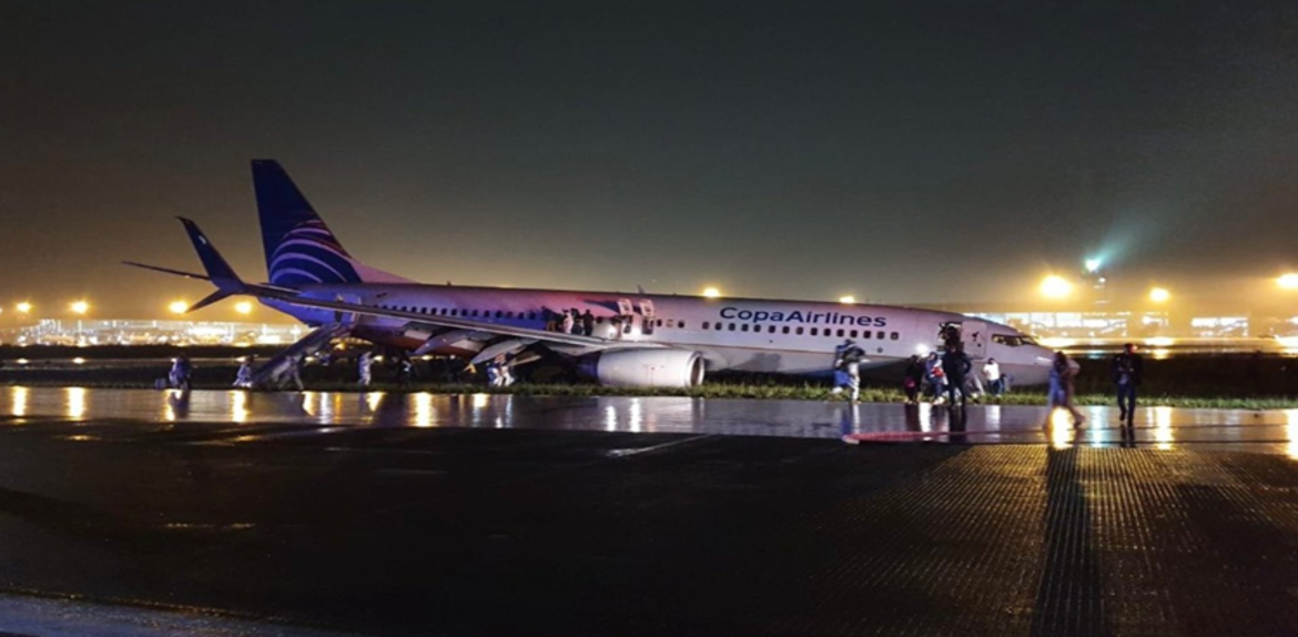 Avión de Copa  Airlines, aterrizó de emergencia en el aeropuerto Tocumen de Panamá