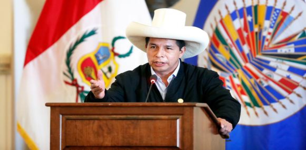 Castillo pide a OEA evitar “nueva modalidad de golpe de Estado” en Perú