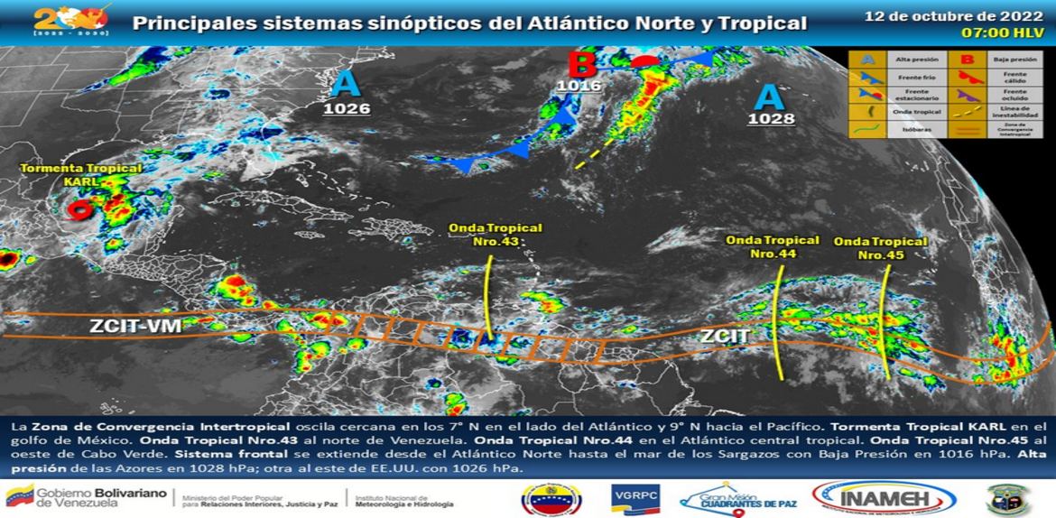 Alertan sobre «3 ondas tropicales» que se acercan a Venezuela