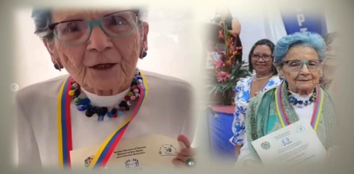 Abuela de 96 años dio cátedra de un discurso sin medias tintas, en el Estado Lara