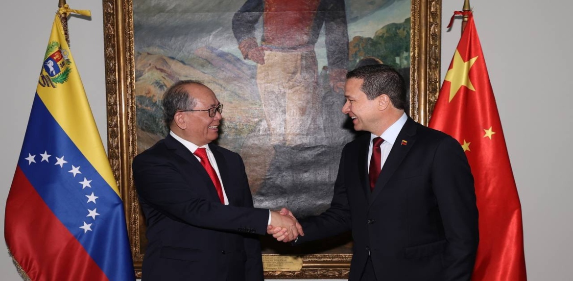 Canciller Faría sostuvo reunión con representante de China para América Latina