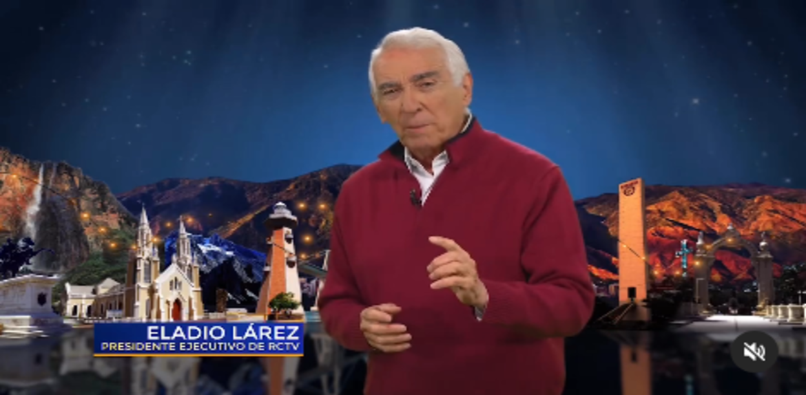 Eladio Larez deja un mensaje navideño en su red social, a los venezolanos en nombre de RCTV
