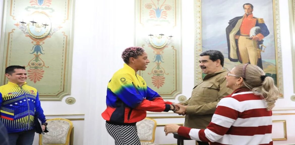 Yulimar Rojas se reunió con Nicolás Maduro en Miraflores