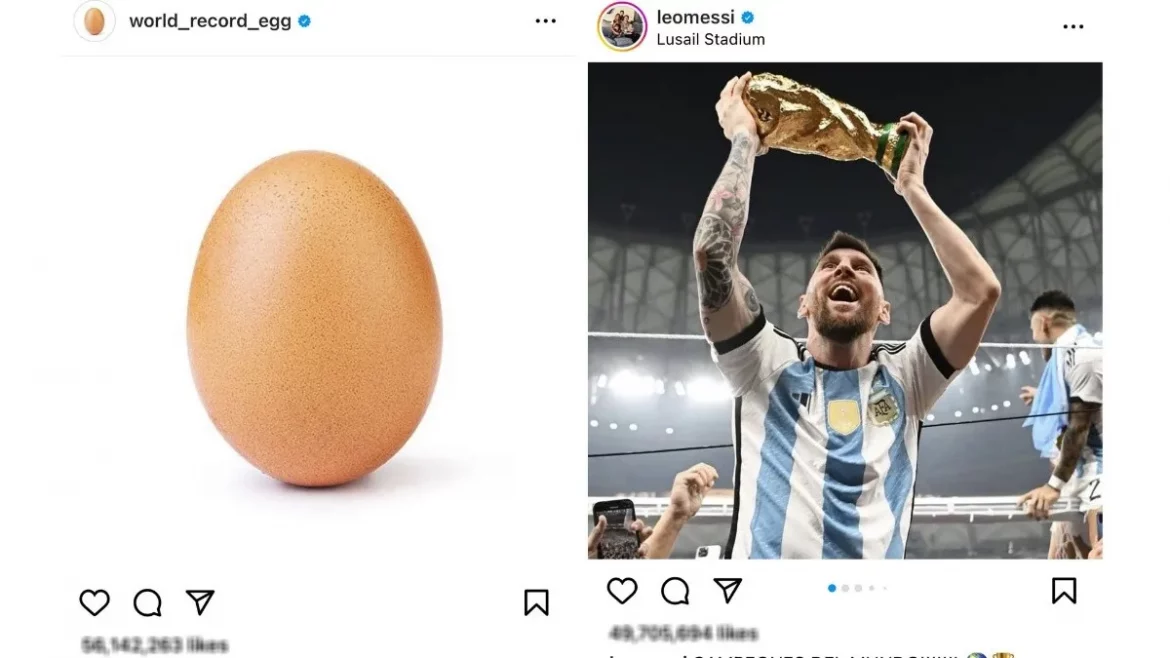 Messi rompe récord en Instagram al tener la publicación con más “me gusta” tras ganar la Copa del Mundo