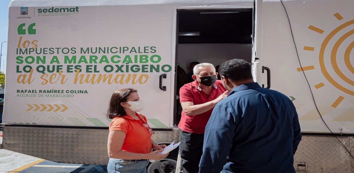 Unidad Móvil del SEDEMAT, recorre las parroquias de Maracaibo para el pago de servicios municipales