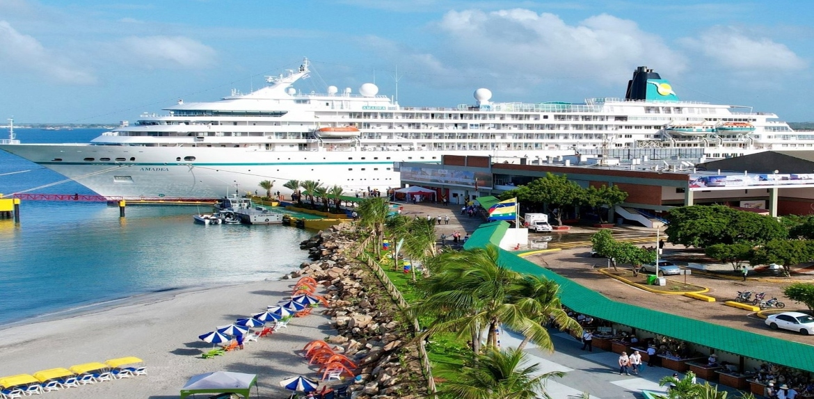 Crucero Amadea llega a Margarita con más de 500 turistas europeos