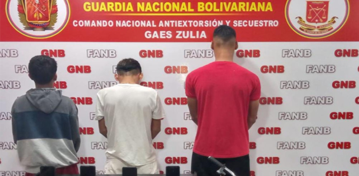 Ponen tras las rejas a tres extorsionadores en Maracaibo