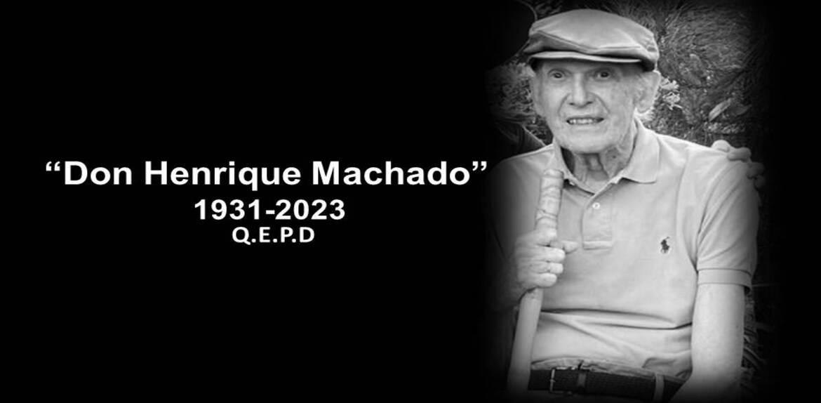 Fallece “Don Henrique Machado”, Padre de la dirigente opositora María Corina Machado