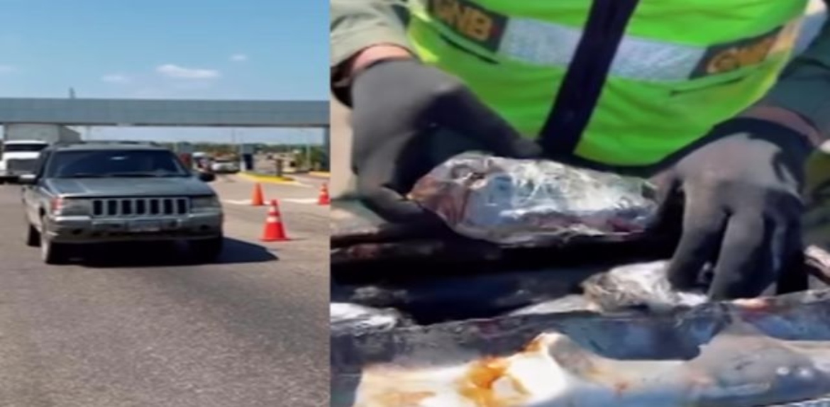 Encuentran nueve kilos de cocaína dentro en una camioneta en el Puente sobre el Lago