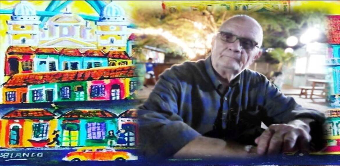 Artista de 70 años se gana la vida caricaturizando a marabinos en la Vereda del Lago