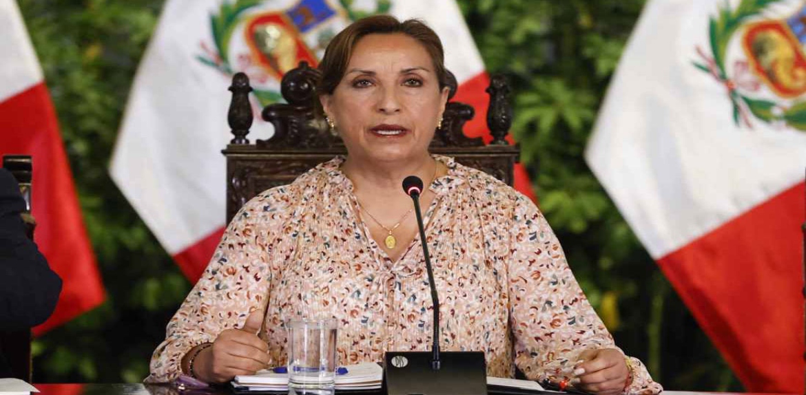 Boluarte acusa a protestantes de querer “quebrar Estado de derecho” en Perú