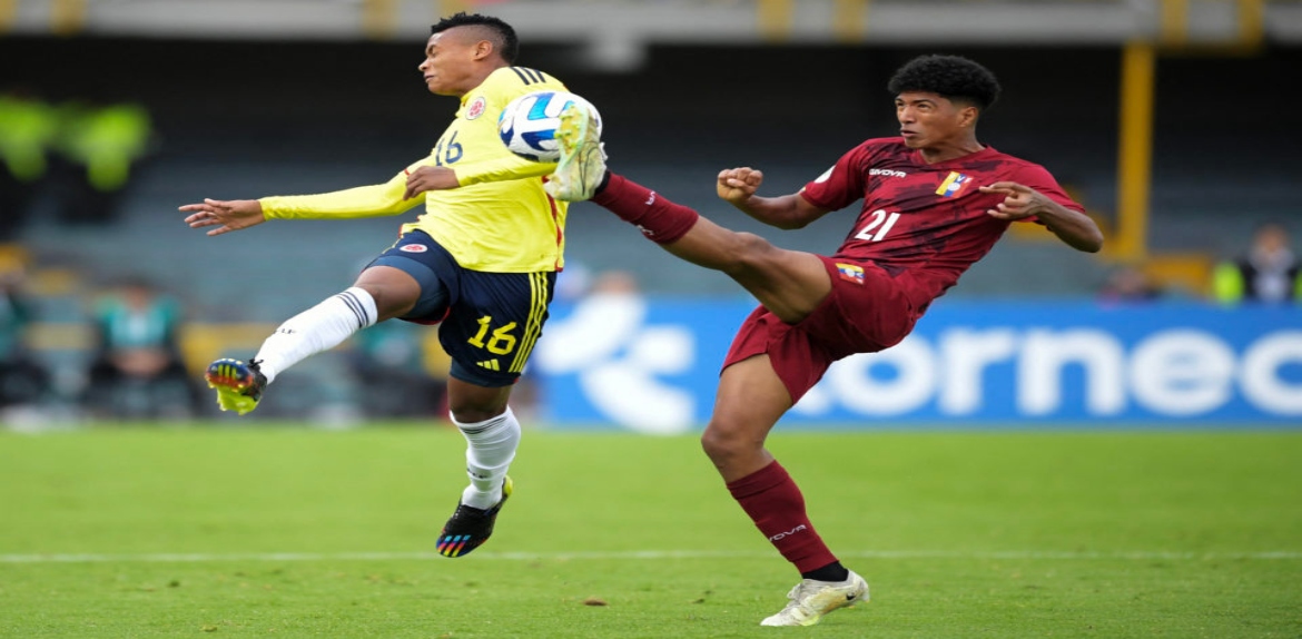 Colombia derrota a Venezuela en el Sudamericano Sub-20 y queda fuera del Mundial