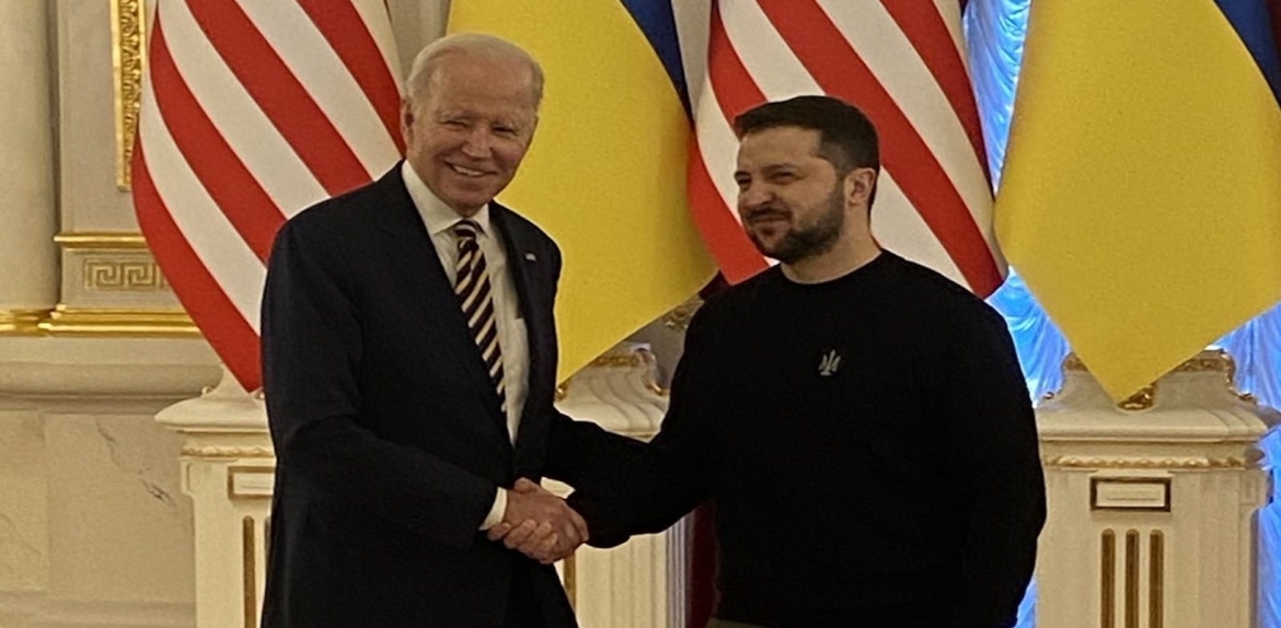 Biden hace una visita sorpresa a Ucrania por primera vez desde que comenzó la guerra