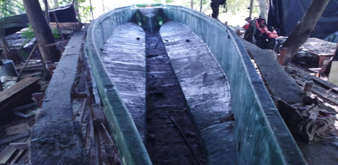 FANB desmanteló submarino de Tancol para trasladar droga en el Zulia