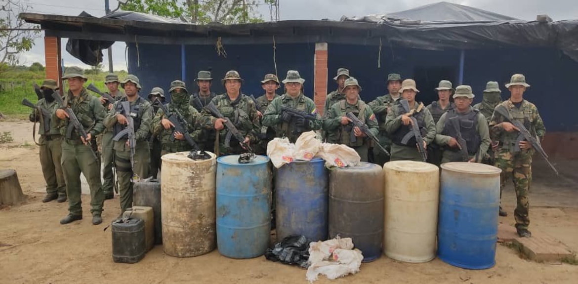 FANB destruye un campamento vinculado al narcotráfico en el Zulia