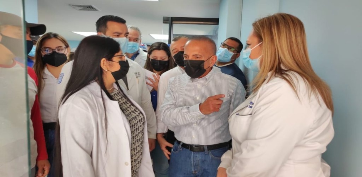 Manuel Rosales realizó inspección de los espacios del Hospital General del Sur