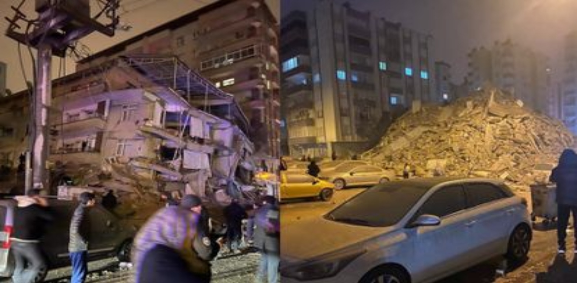 Un terremoto de magnitud 7.8 sacude el centro de Turquía