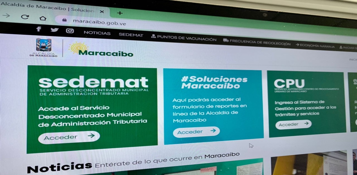 20 trámites urbanos de Maracaibo que se pueden procesar vía web