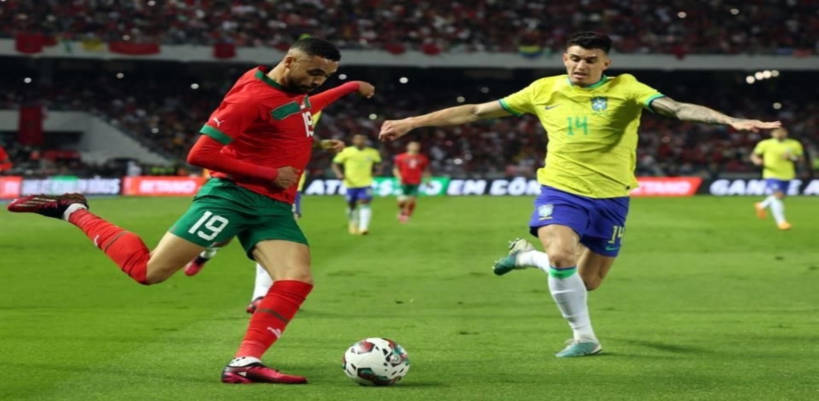 Marruecos sorprende a Brasil en amistoso tras éxito en Mundial de Qatar 2022