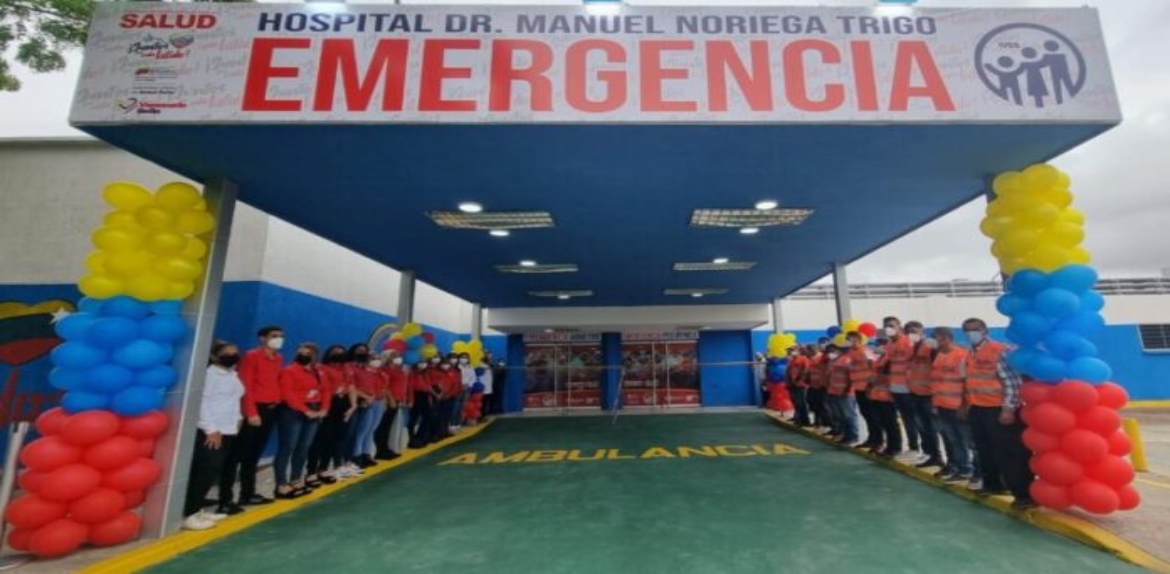 Rehabilitan emergencia del Hospital Noriega Trigo