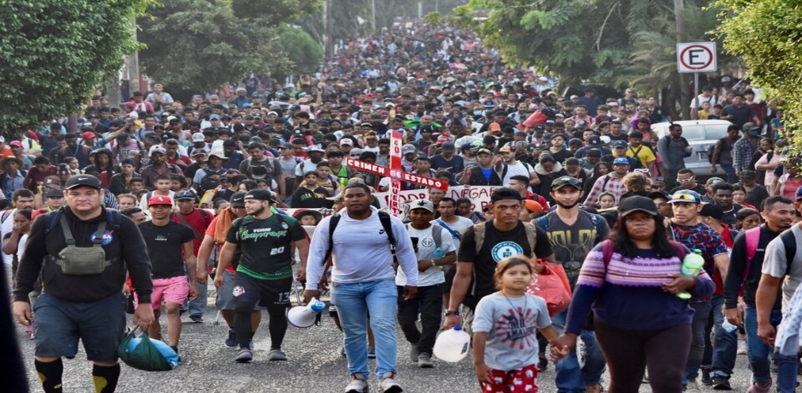 Una nueva caravana reta al Gobierno de López Obrador tras la muerte de 40 migrantes en Ciudad Juárez
