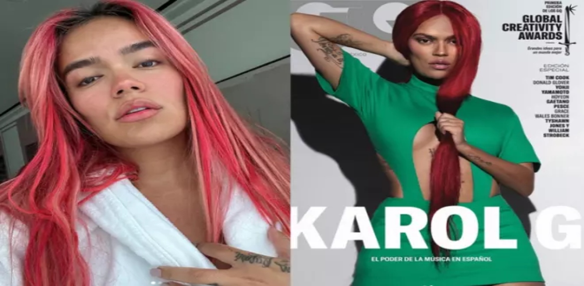 Karol G arremete contra la revista GQ México por ediciones en su foto de portada: “Mi cara no se ve así”