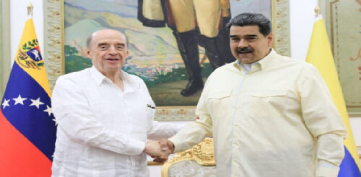 Canciller colombiano se reúne con Nicolás Maduro en Caracas