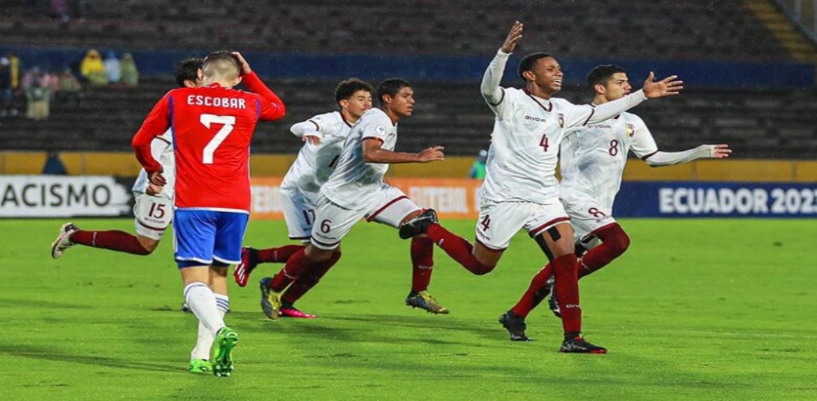 Venezuela derrotó 2-0 a Chile en Sudamericano Sub-17 y sigue con vida en el hexagonal